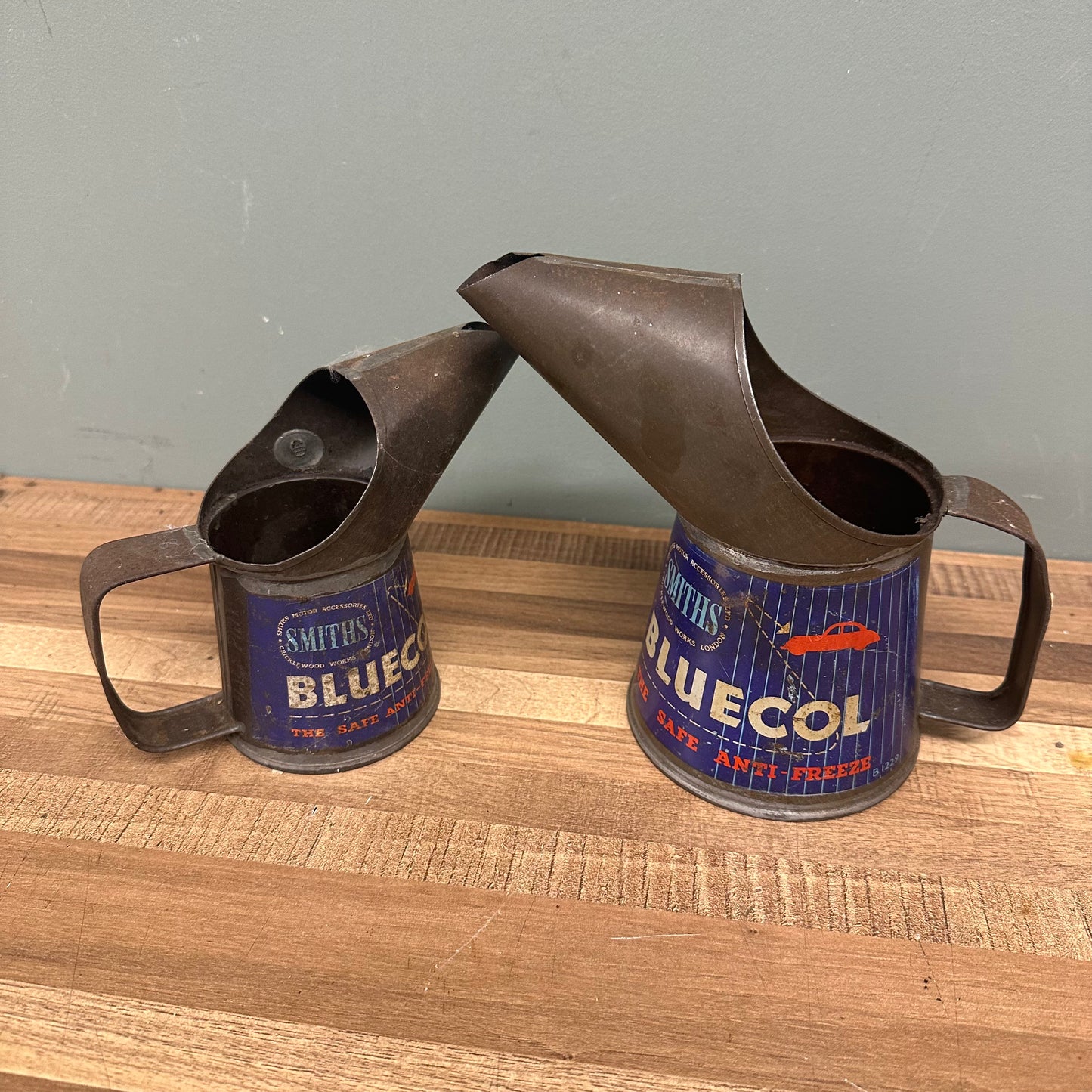 SMITHS BLUECOL SET OF TWO OIL JUGS #08557 image 3
