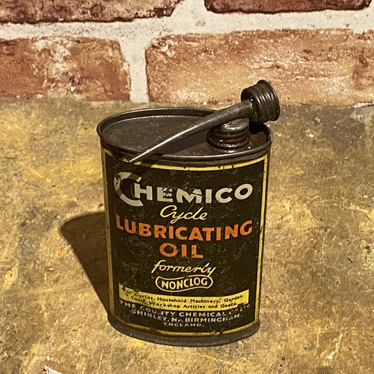 VINTAGE AUTOMOBILIA - CHEMICO CYCLE LUBRICATING OIL #4774 image 1