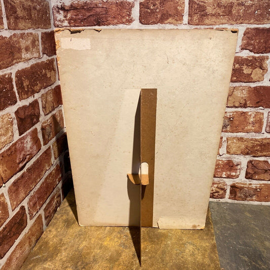 VINTAGE CARDBOARD SIGN - FLEXY FOAM CAR WASHER BRUSH #4297 image 1