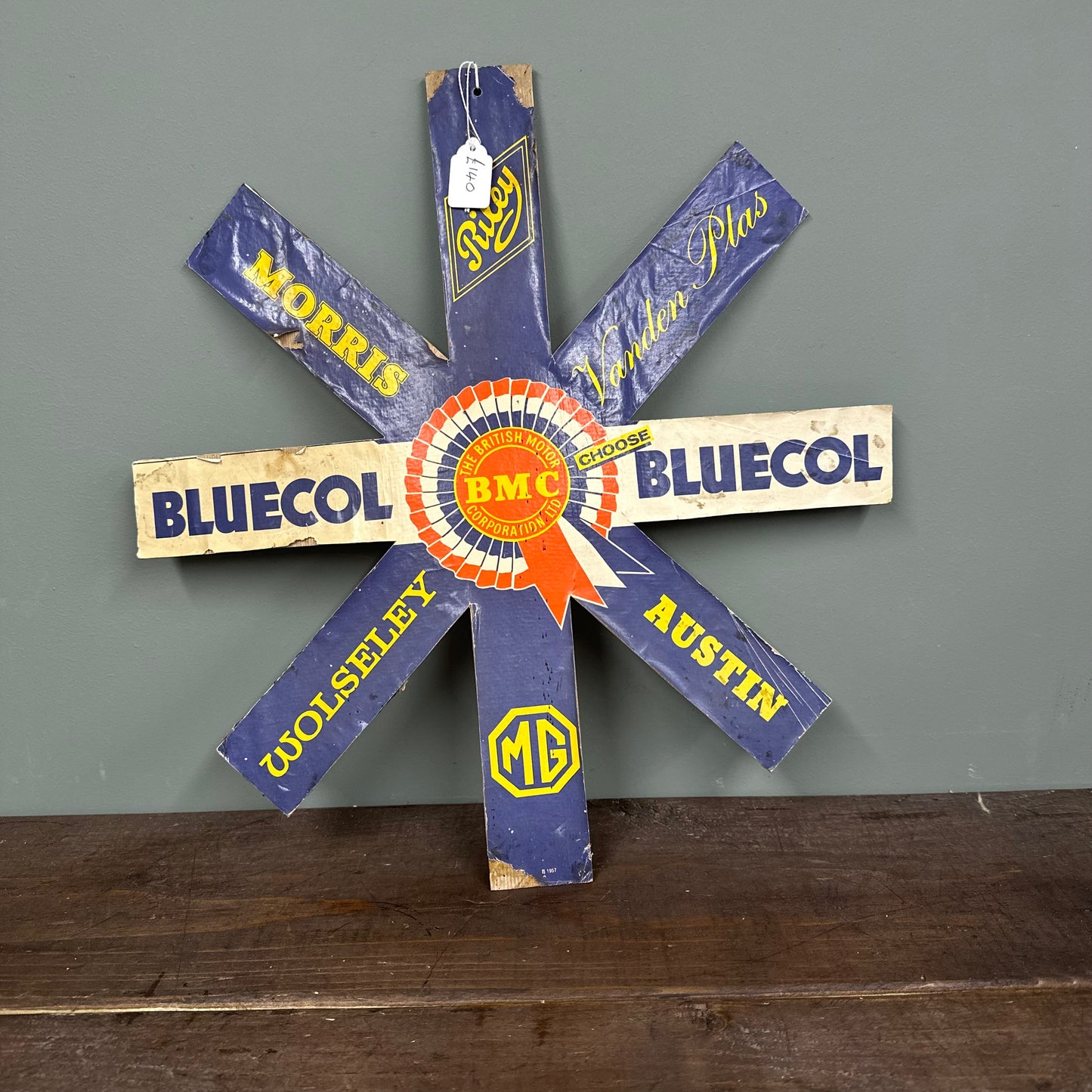 BLUECOL CARDBOARD SIGN #08668 image 1