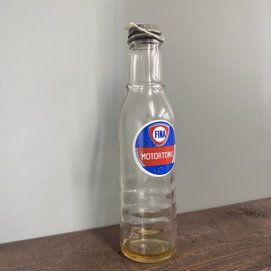 FINA MOTOR OIL BOTTLE #08094 image 1