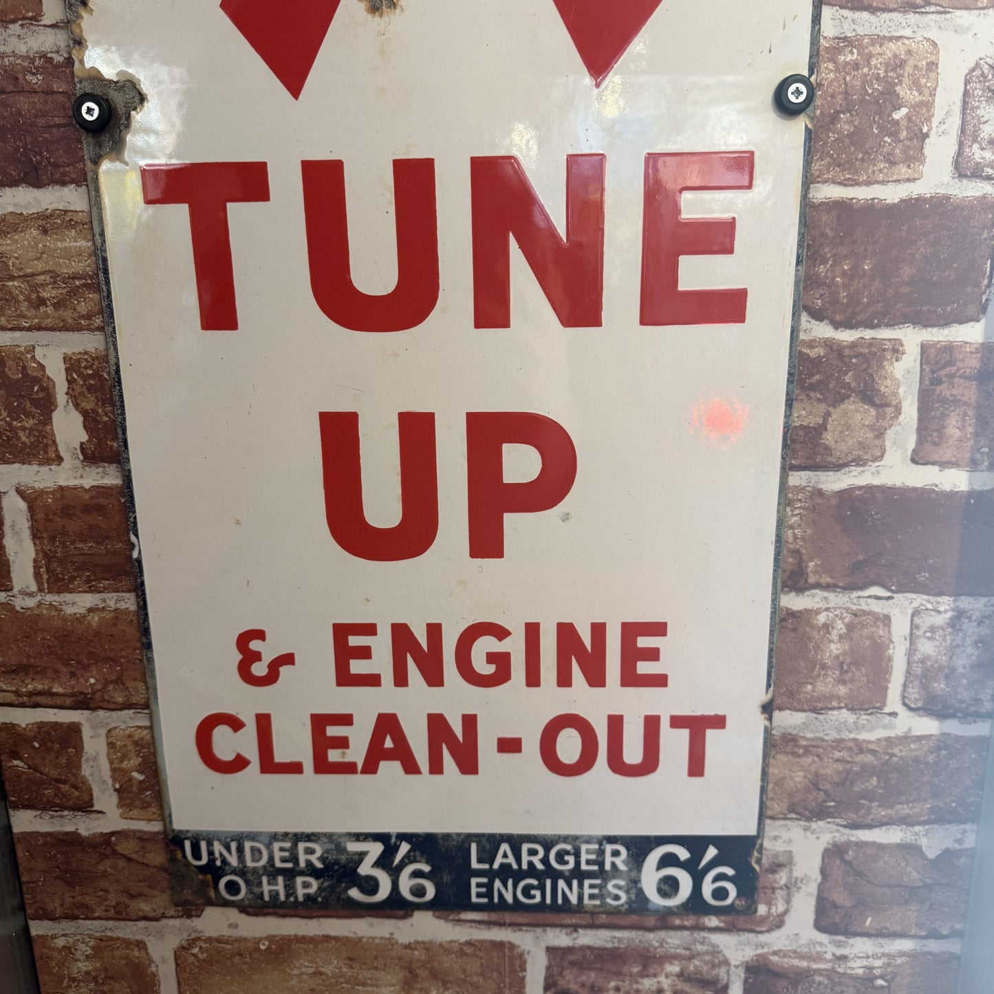 REDEX TUNE UP ENAMEL TIN SIGN #08625 image 2