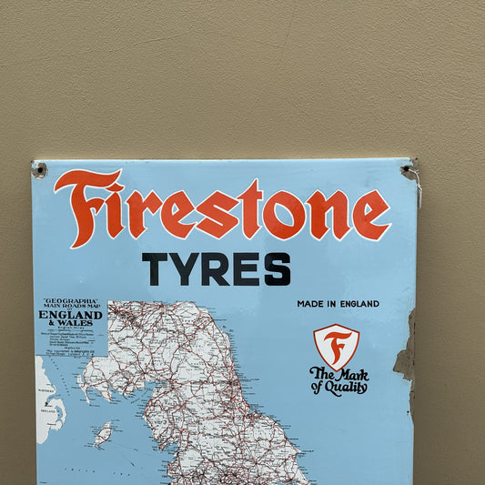FIRESTONE TYRES SIGN #6361 SN 307 image 1