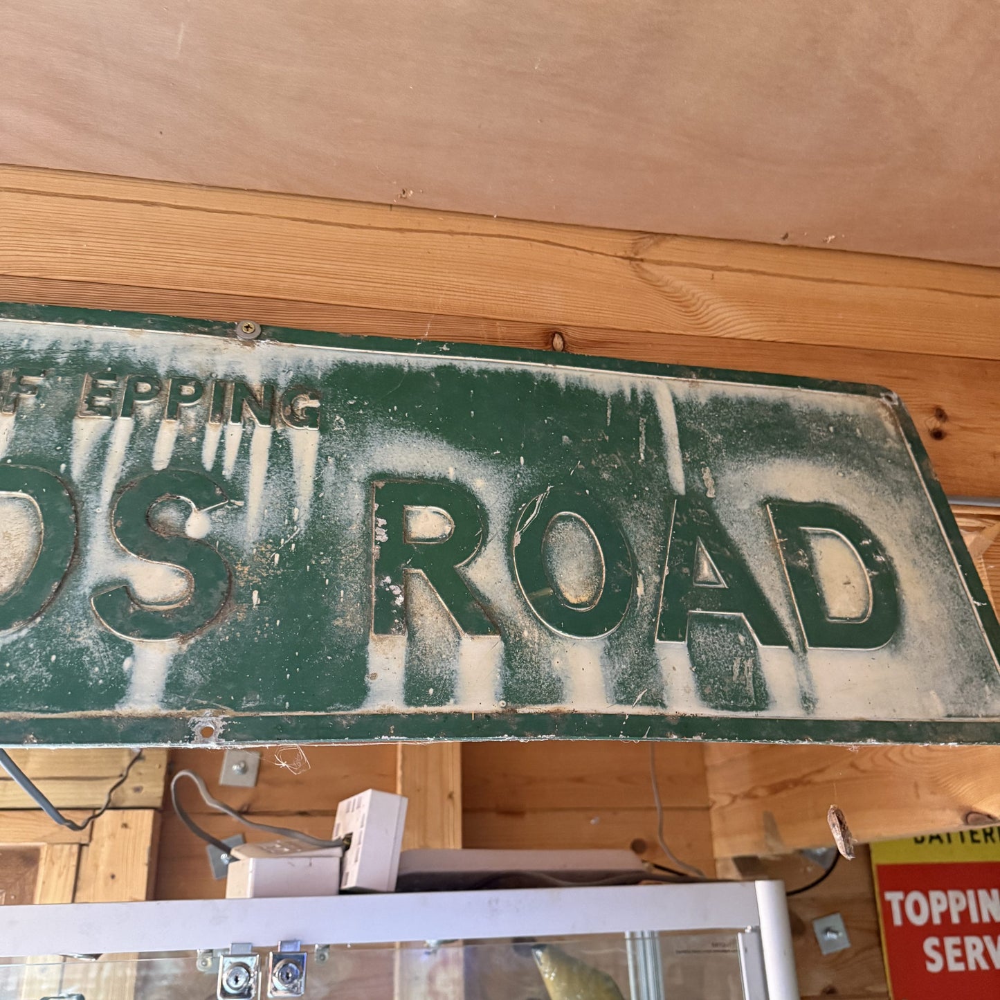 ST LENORADS RD STAMPED TIN SIGN #05060 image 3
