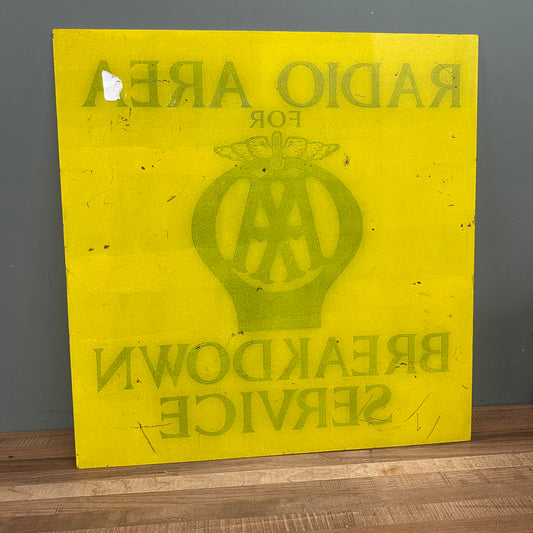 AA PLASTIC SIGN #08525 image 1