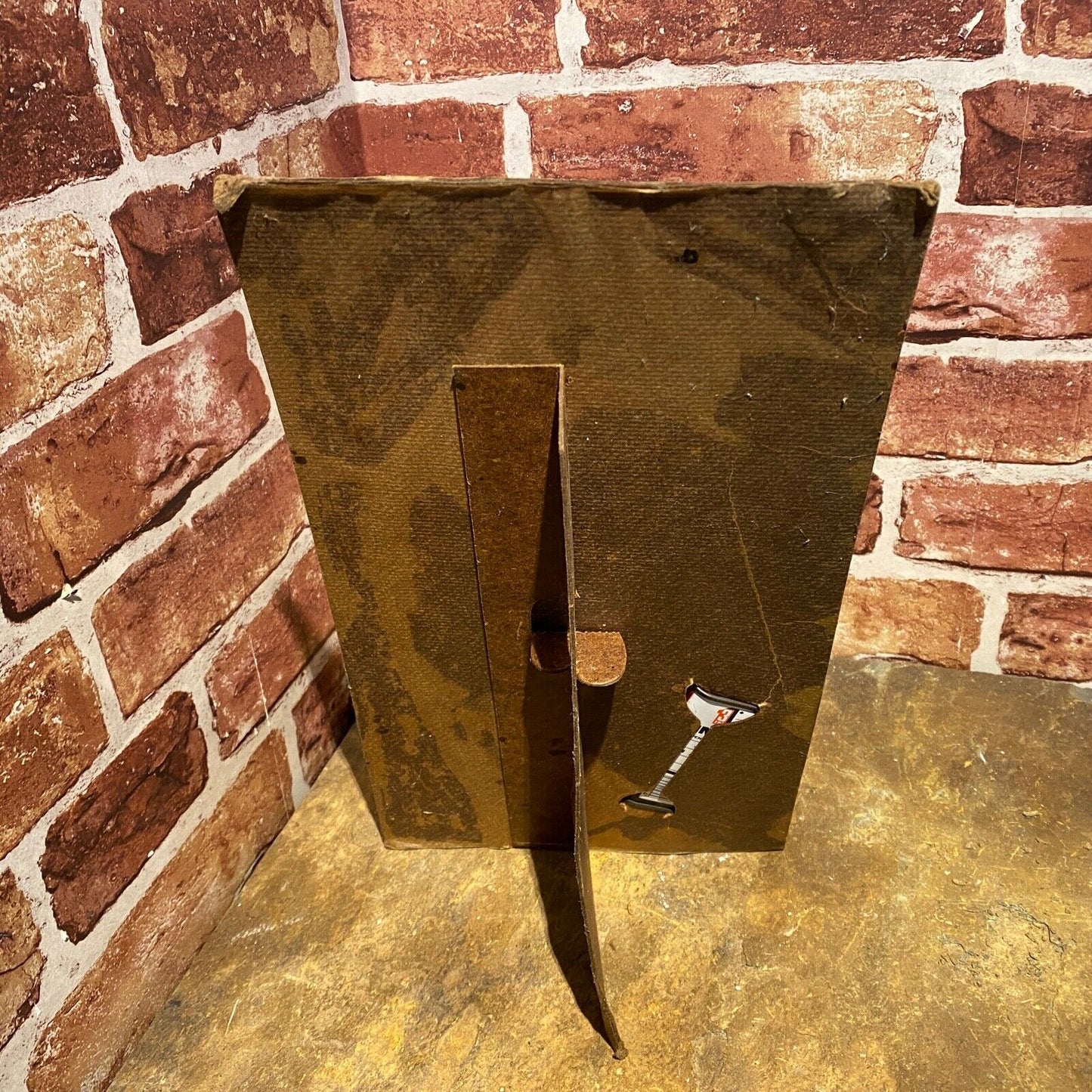 VINTAGE CARDBOARD SIGN - 3 IN ONE OIL #04298 image 1