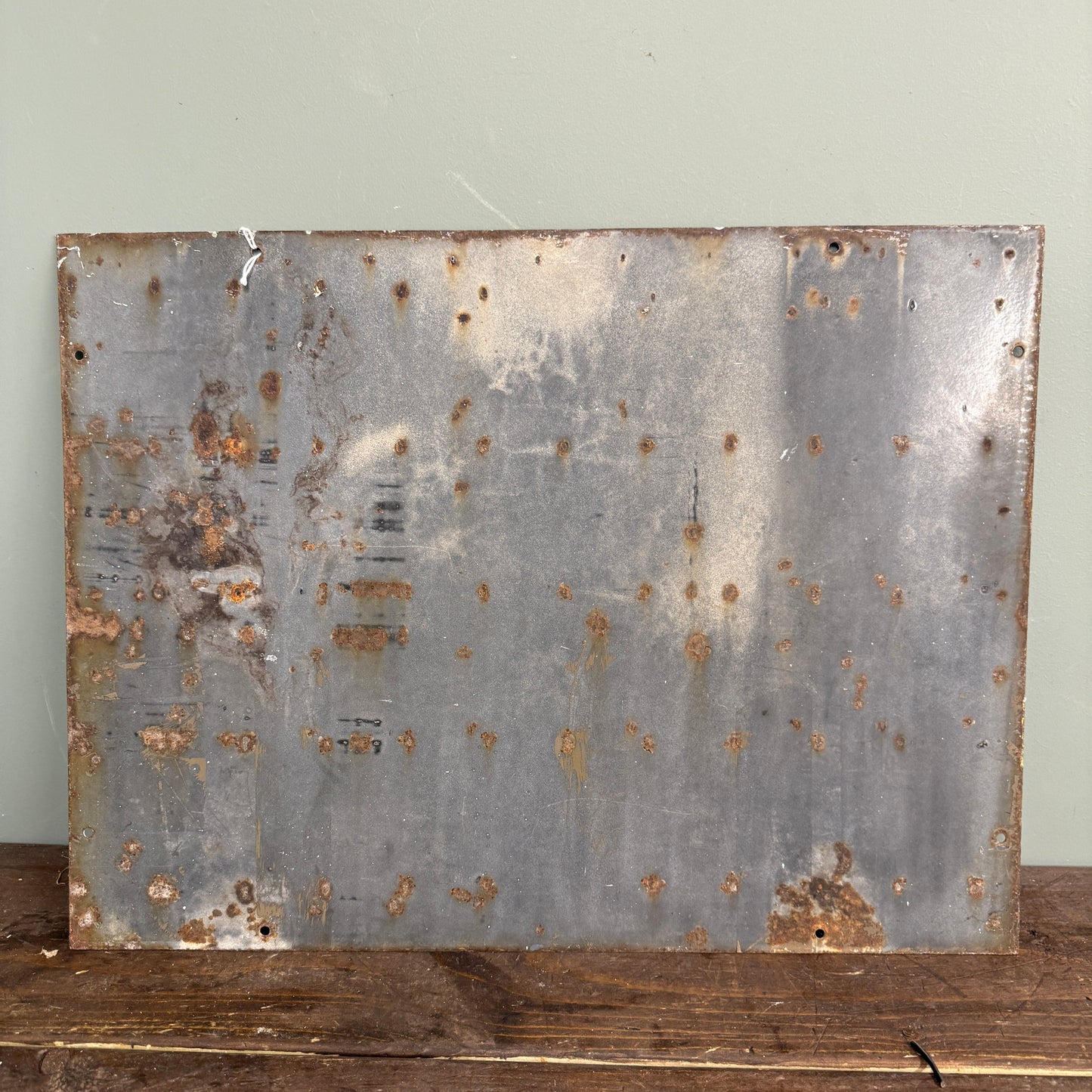 NO SMOKING ENAMEL SIGN - #9223
