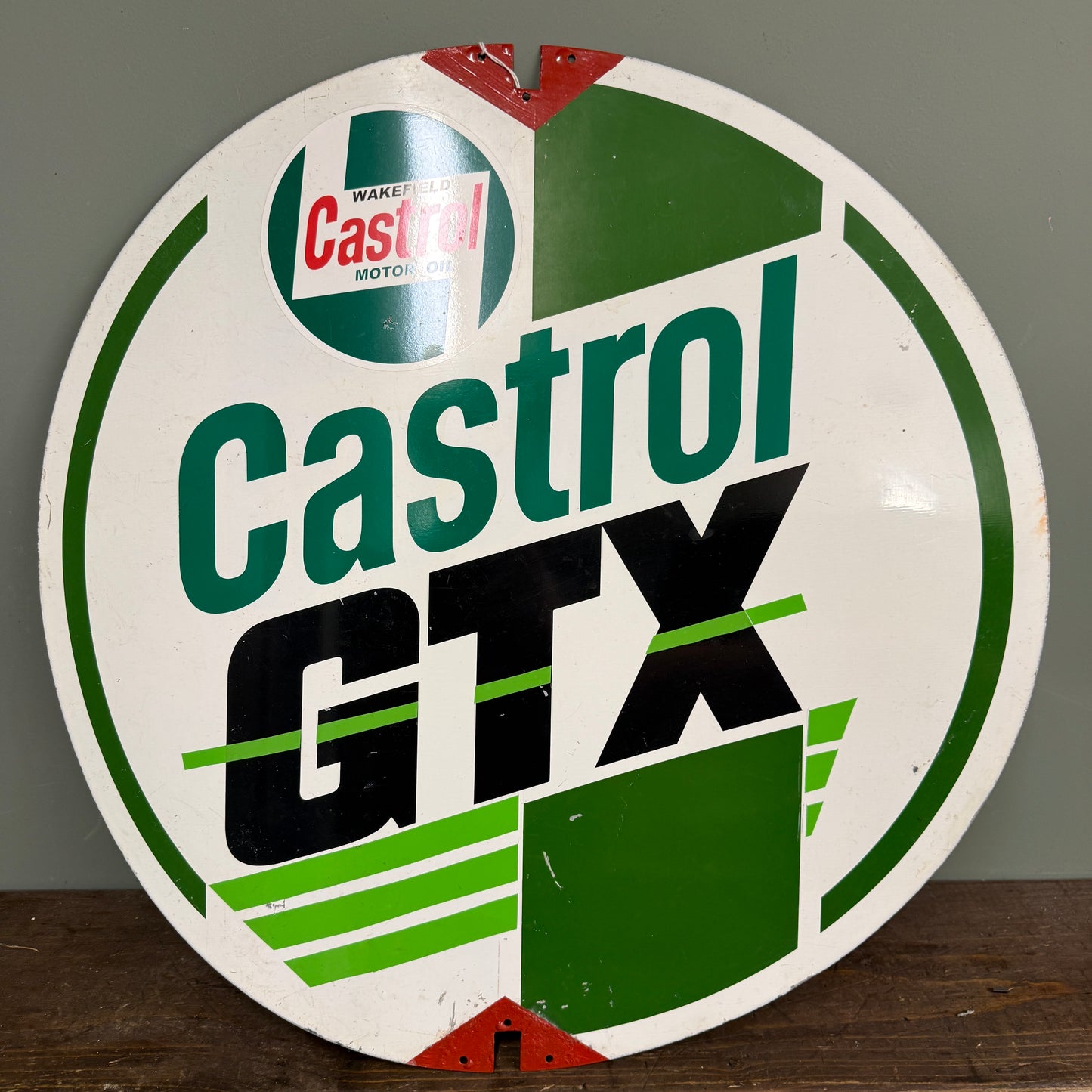 CASTROL DOUBLE SIDED SPINNING SIGN - #9217