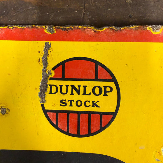 DUNLOP TYRES ENAMEL SIGN - #9209