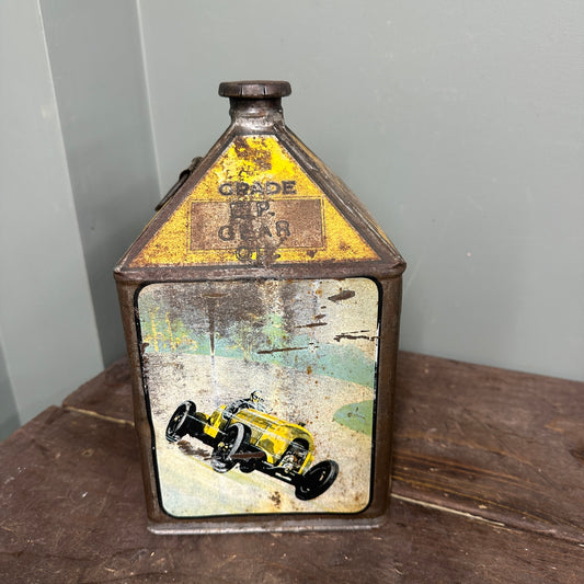GAMAGES 1 GALLON PYRAMID OIL CAN - #9009