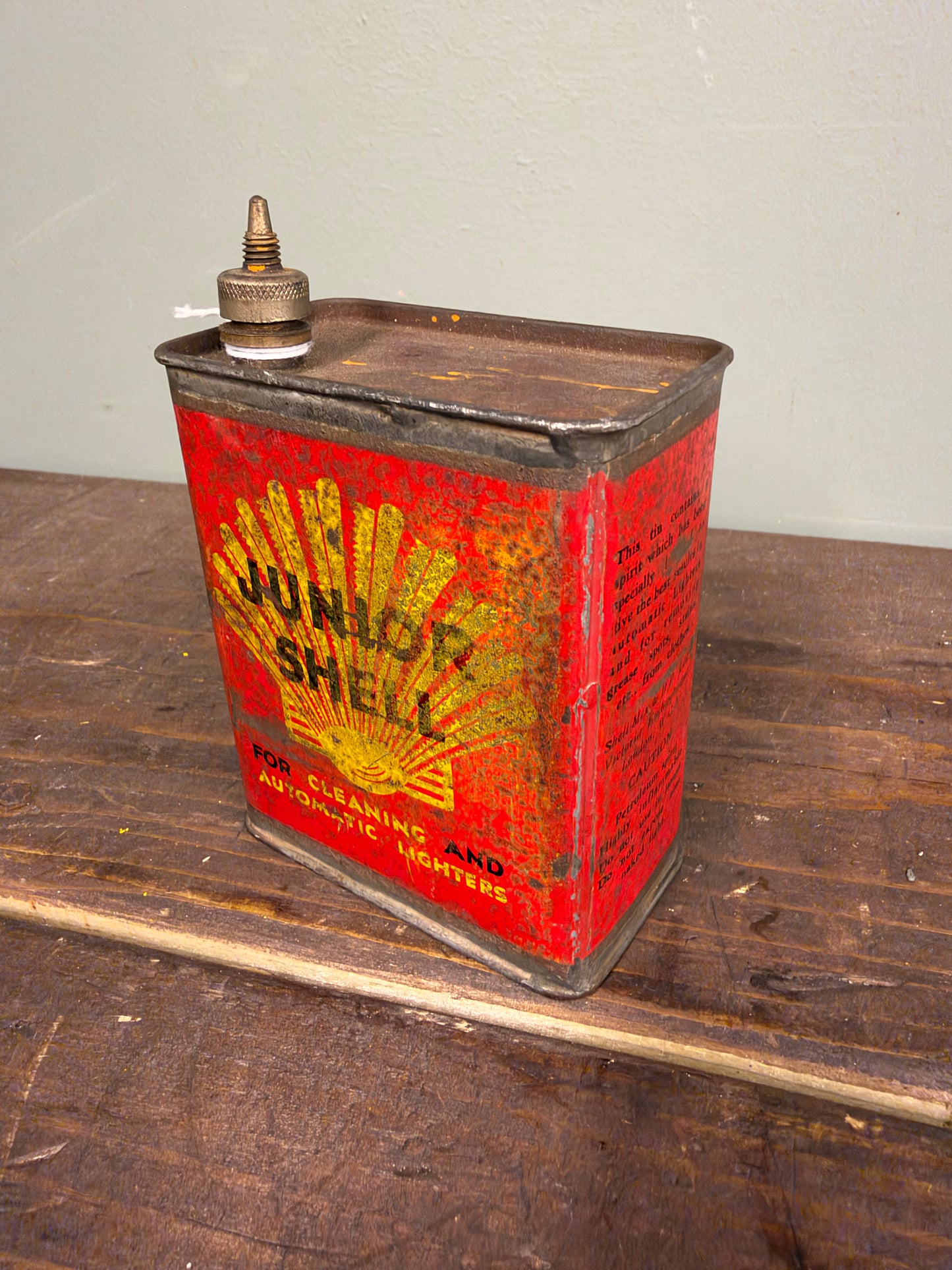 JUNIOR SHELL PETROL CAN #9367
