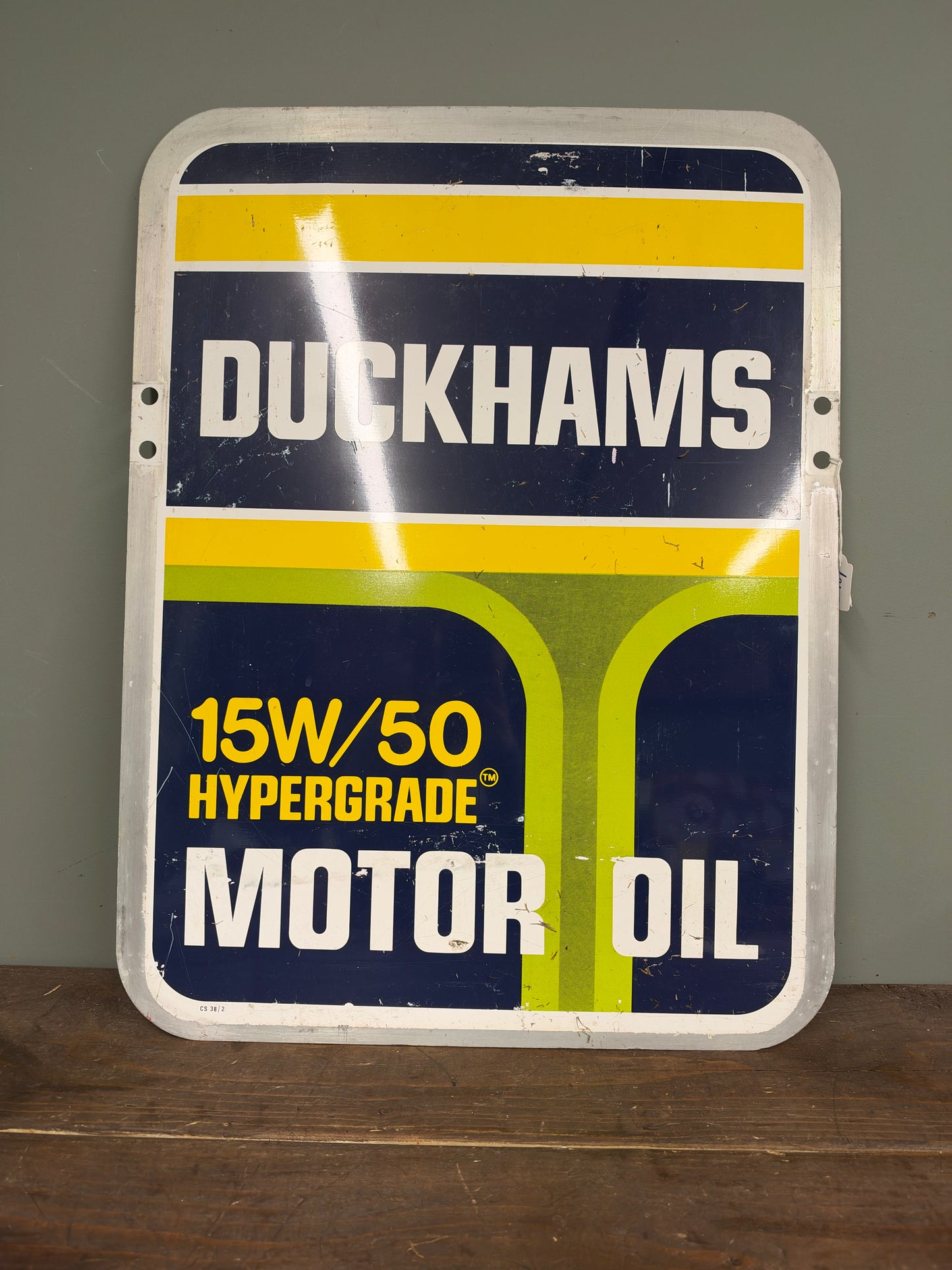DUCKHAMS TIN SIGN #9422