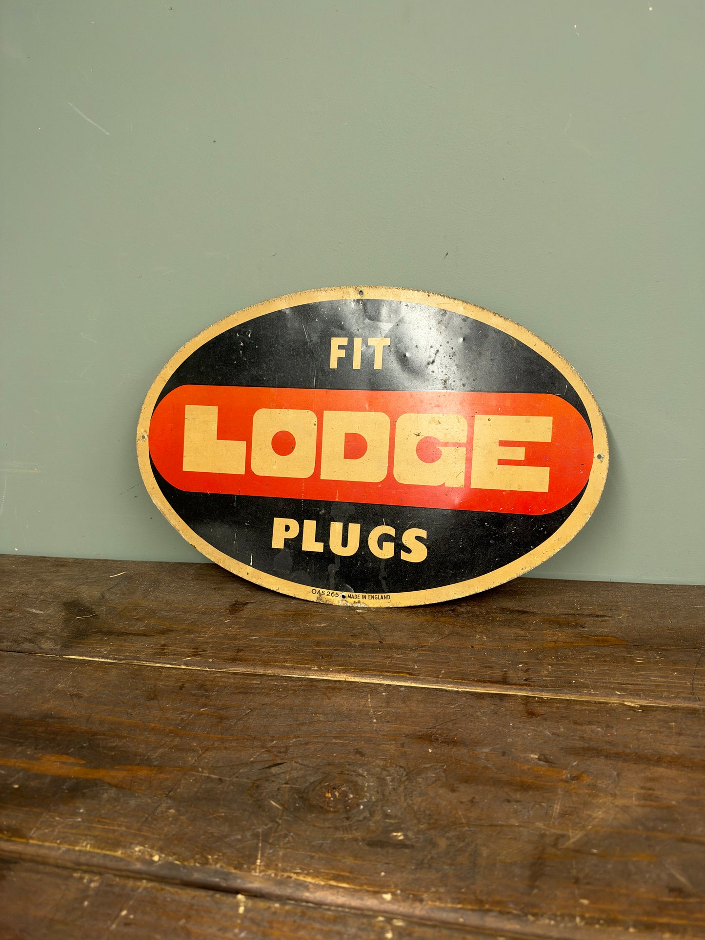 LODGE TIN SIGN #9430