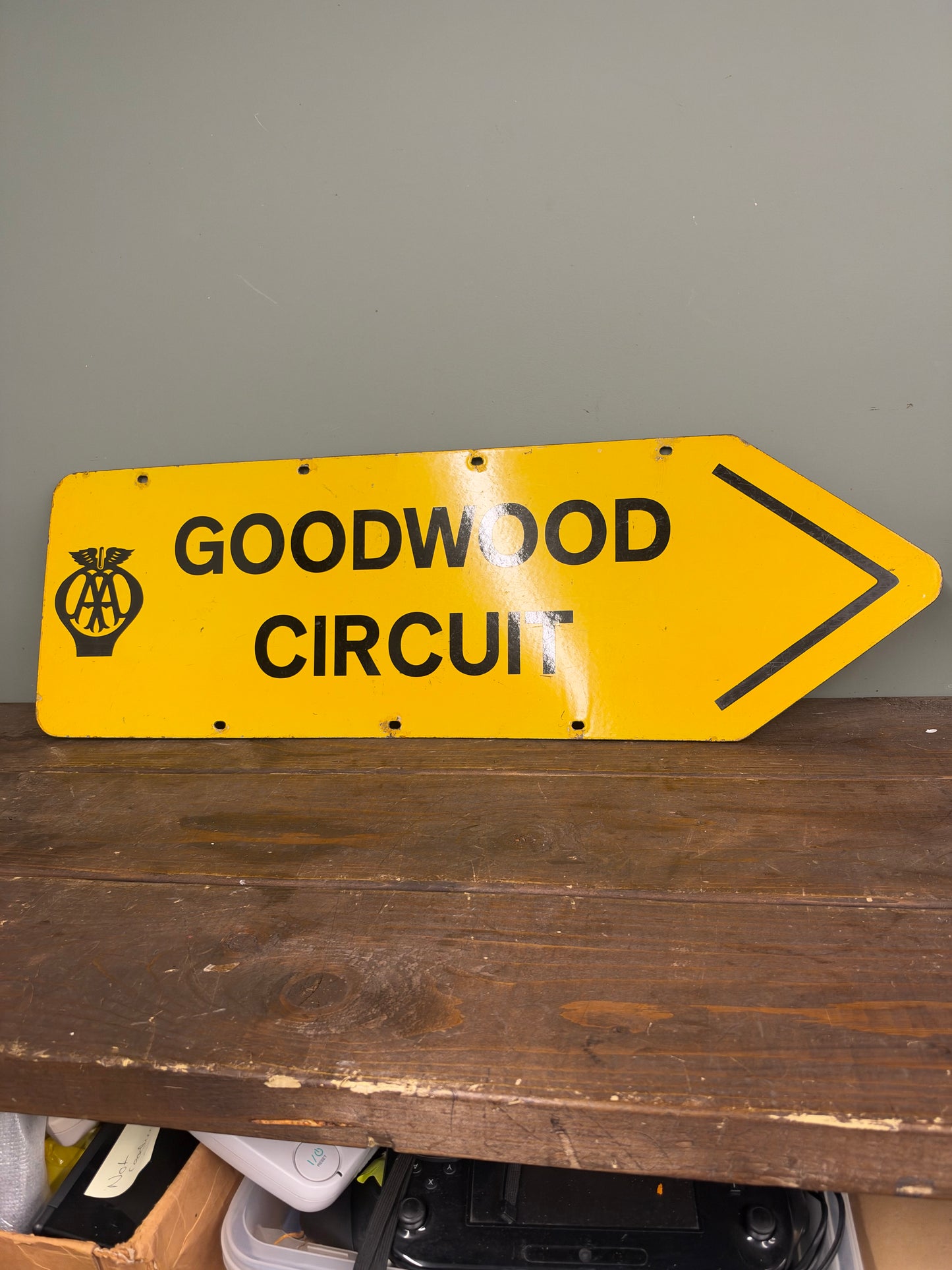 GOODWOOD ENAMEL SIGN #9436
