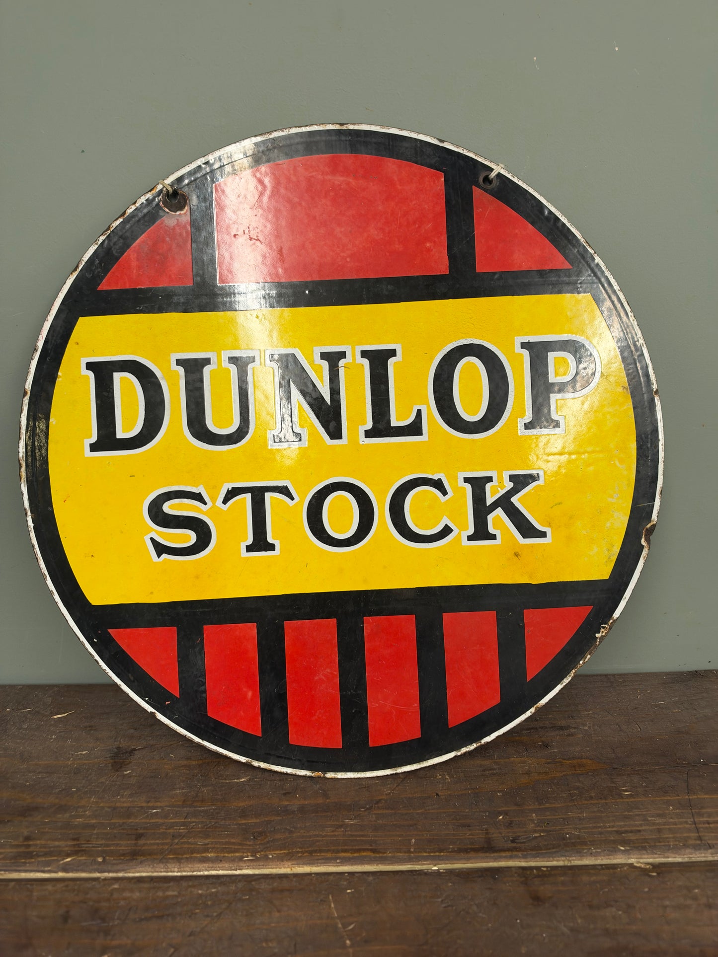 DUNLOP ENAMEL SIGN #9460