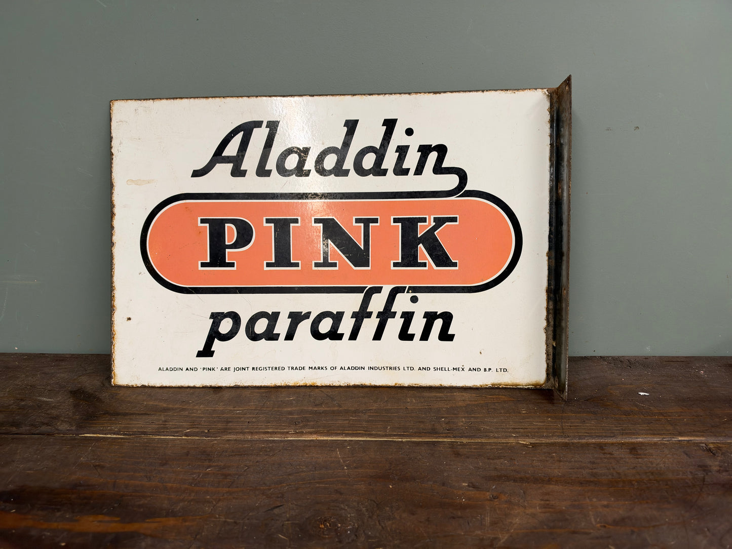 ALADDIN ENAMEL SIGN #9466
