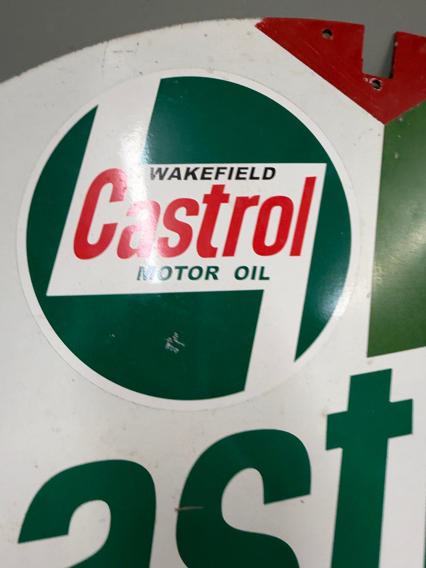 CASTROL TIN SIGN #9486