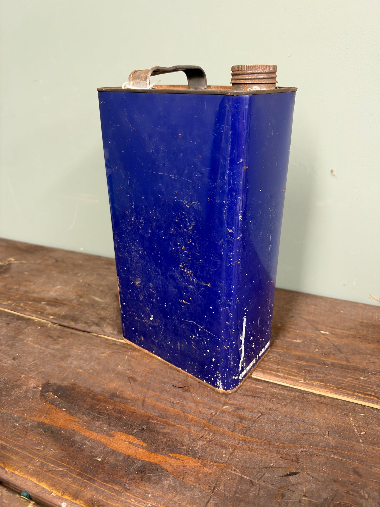 ESSO BLUE OIL CAN #9513