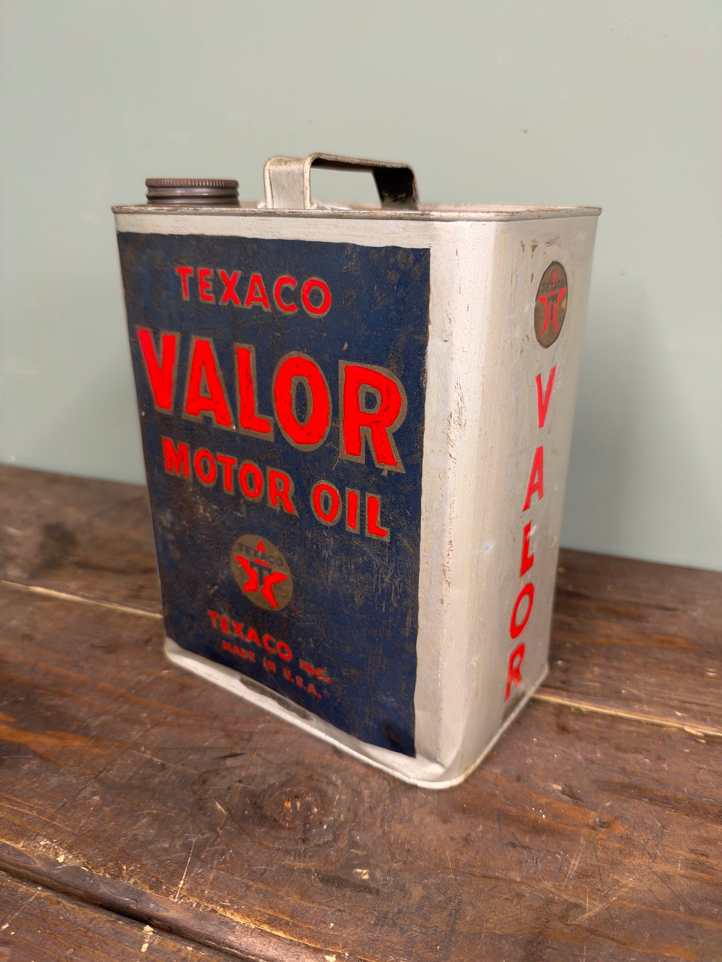 TEXACO VALOR OIL CAN #9517