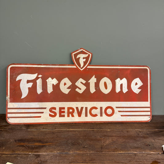 FIRESTONE TIN SIGN - #9174