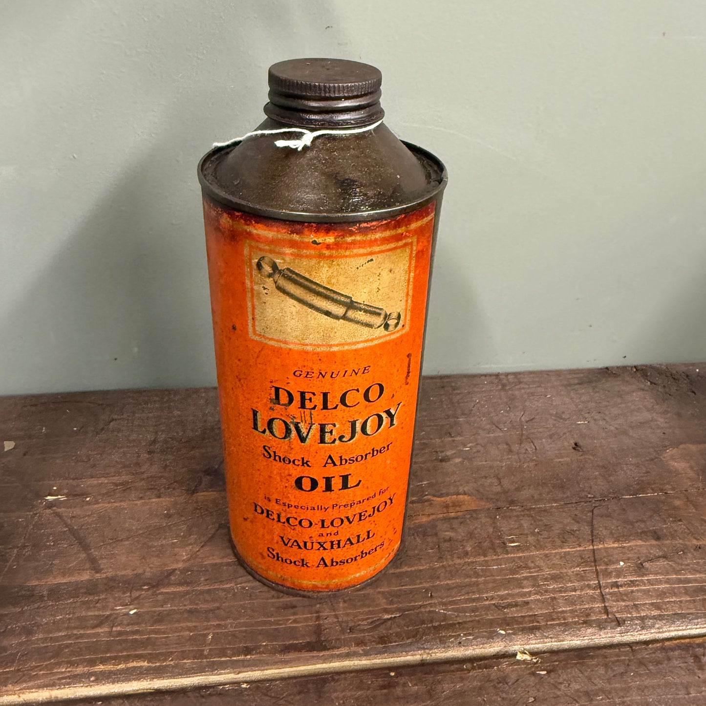 DELCO LOVEJOY QUART OIL CAN - #9171