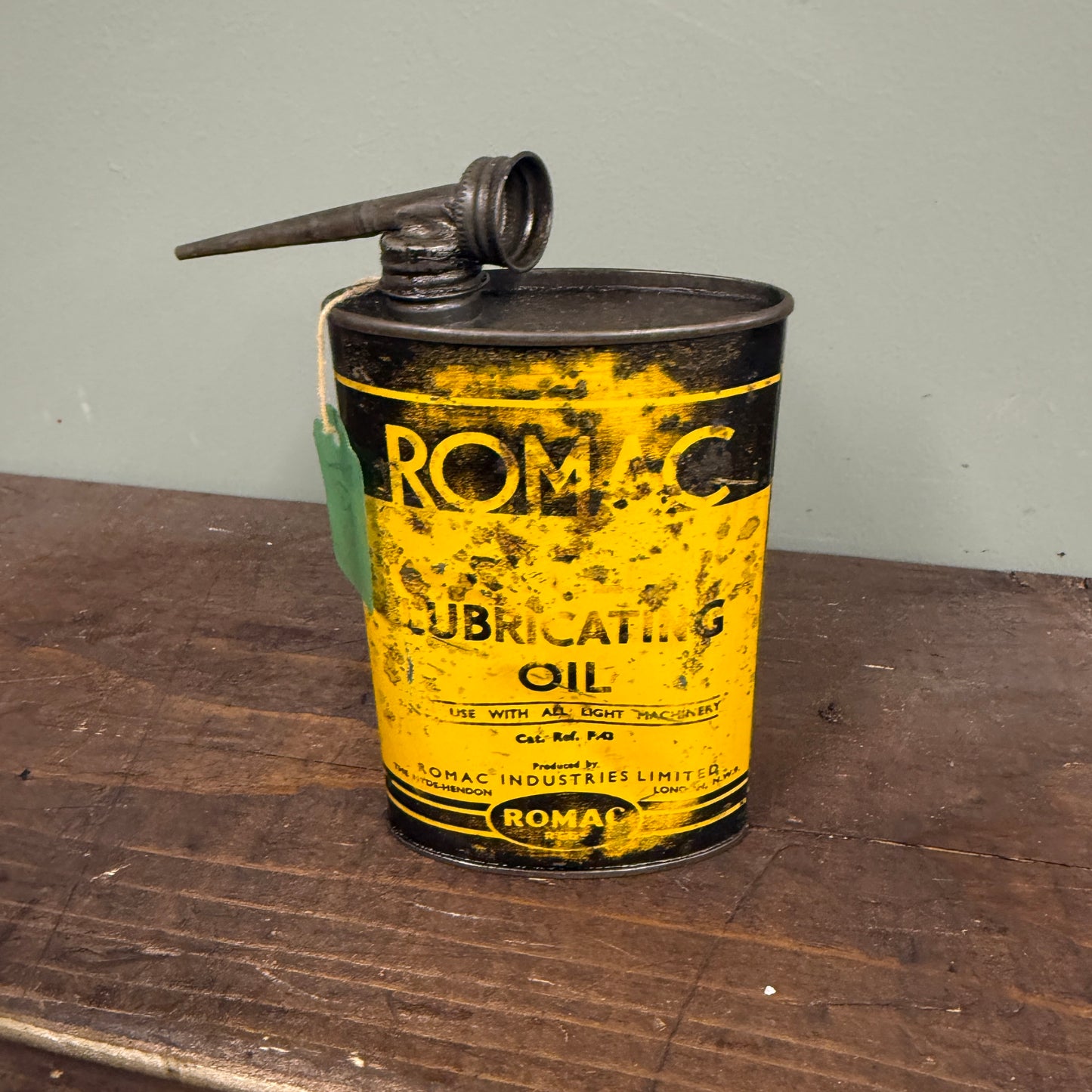 ROMAC CYCLE LUBRICATING OIL CAN #9177