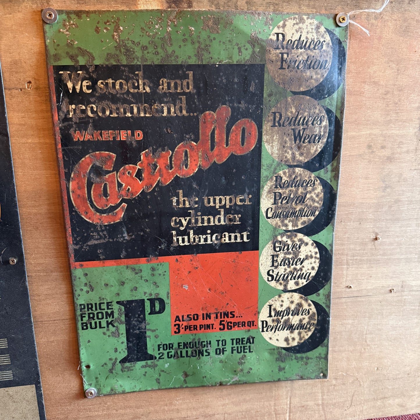 CASTROLLO TIN SIGN #09910 image 0