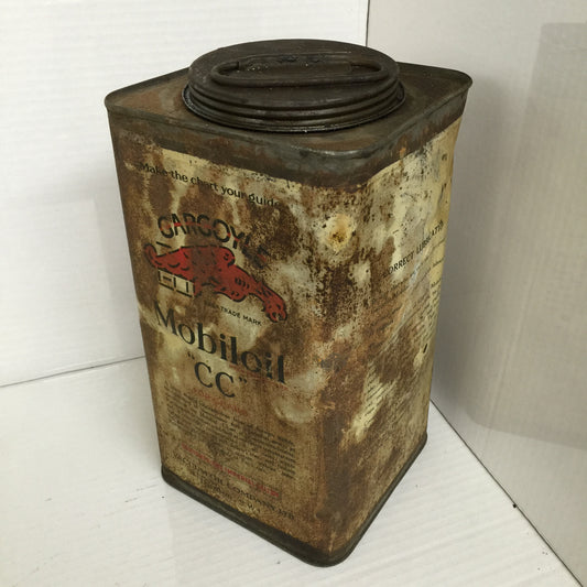 GARGOYLE MOBILOIL CC - ONE GALLON OIL CAN - #339 image 1