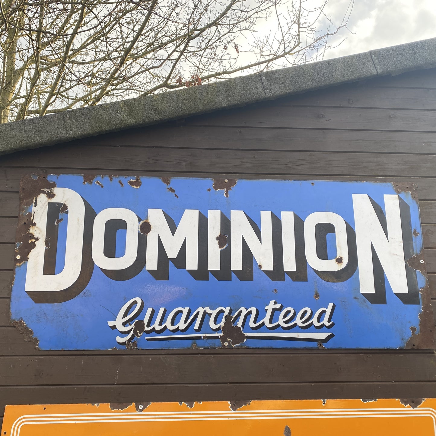 DOMINION ENAMEL SIGN #5958 image 0