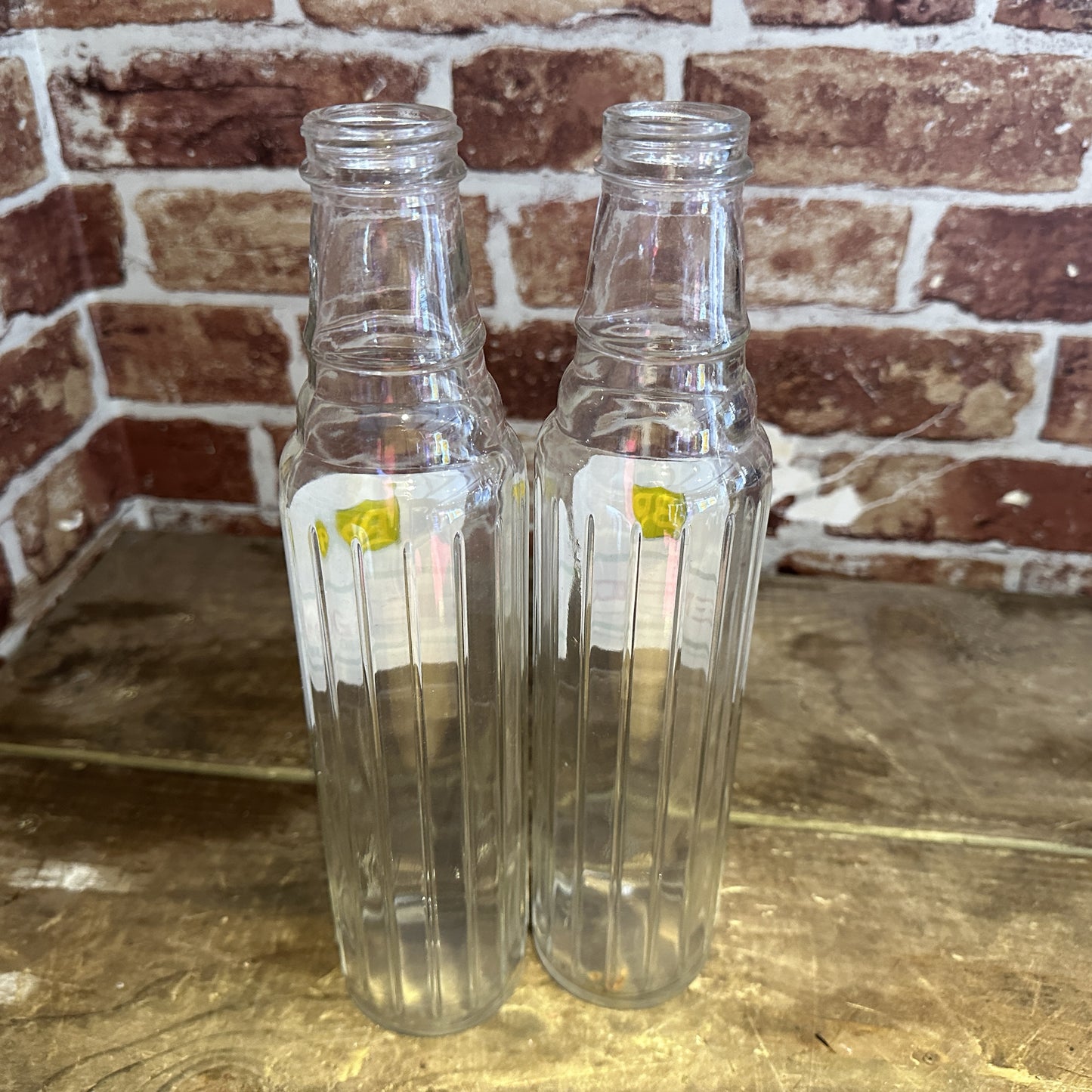VINTAGE MOTOR OIL BOTTLE - 2 X BP ENERGOL OIL BOTTLE PINT #6315 image 1