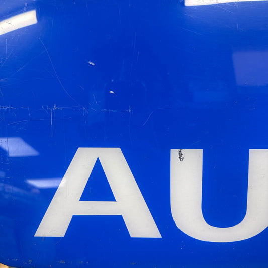 AUDINSU PLASTIC SIGN #08749 image 1