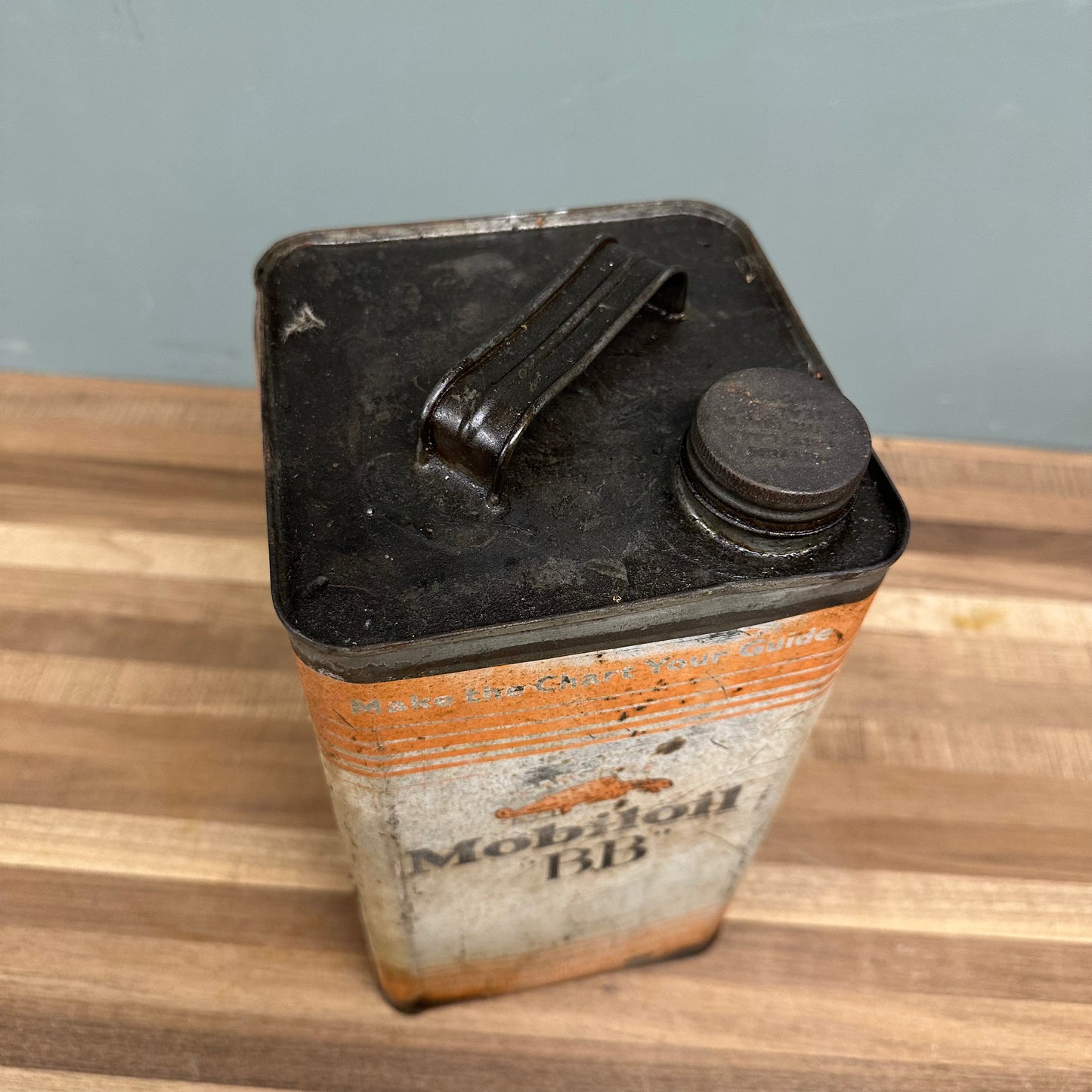 MOBILOIL "BB" OIL CAN #08452 image 4
