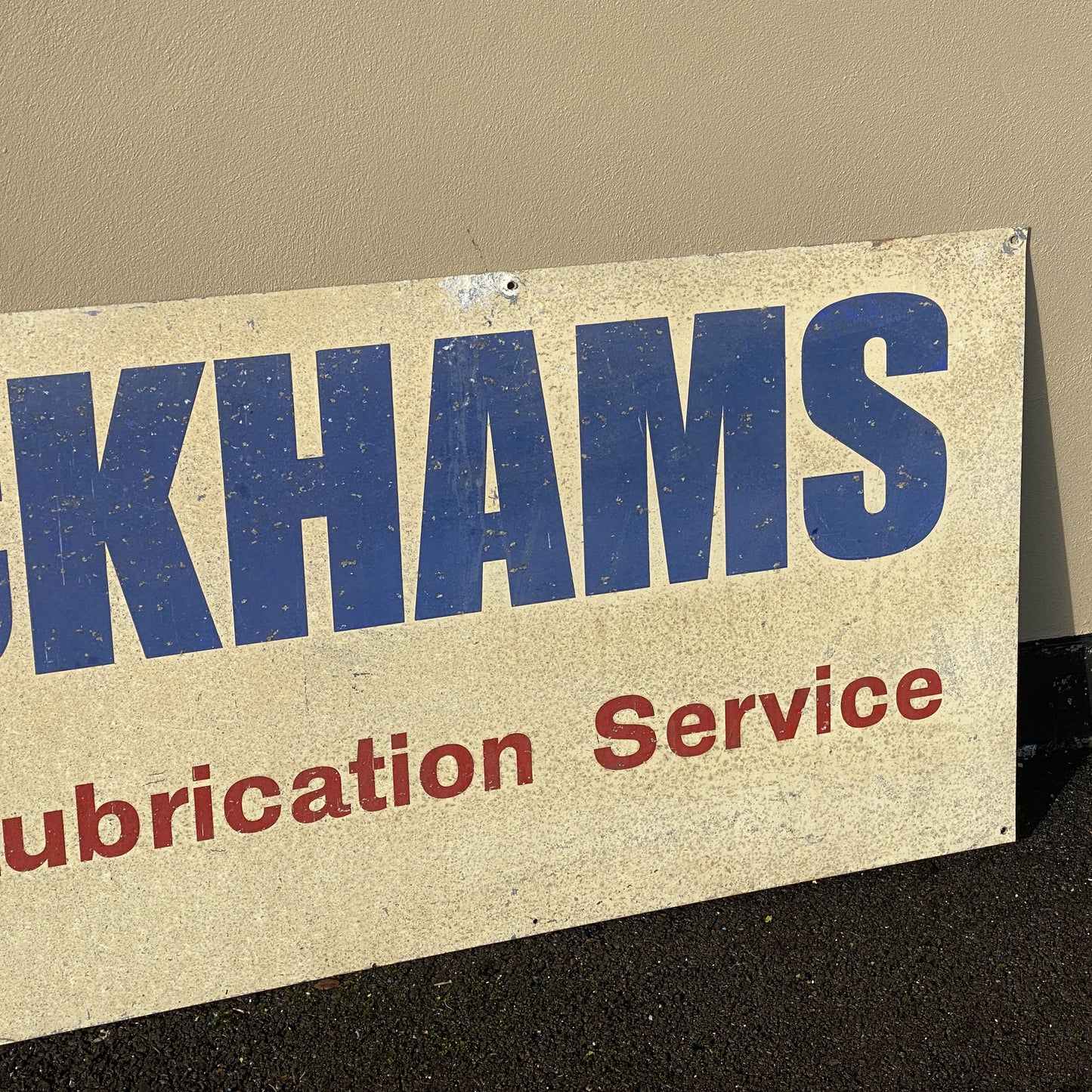 DUCKHAMS 20-50 LUBRICATION SERVICE SIGN #6107 image 2