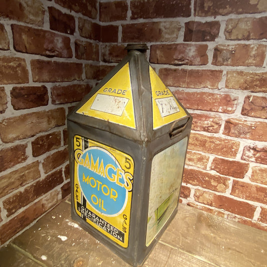 VINTAGE OIL CAN - GAMAGES- #5480 SN 223 image 1