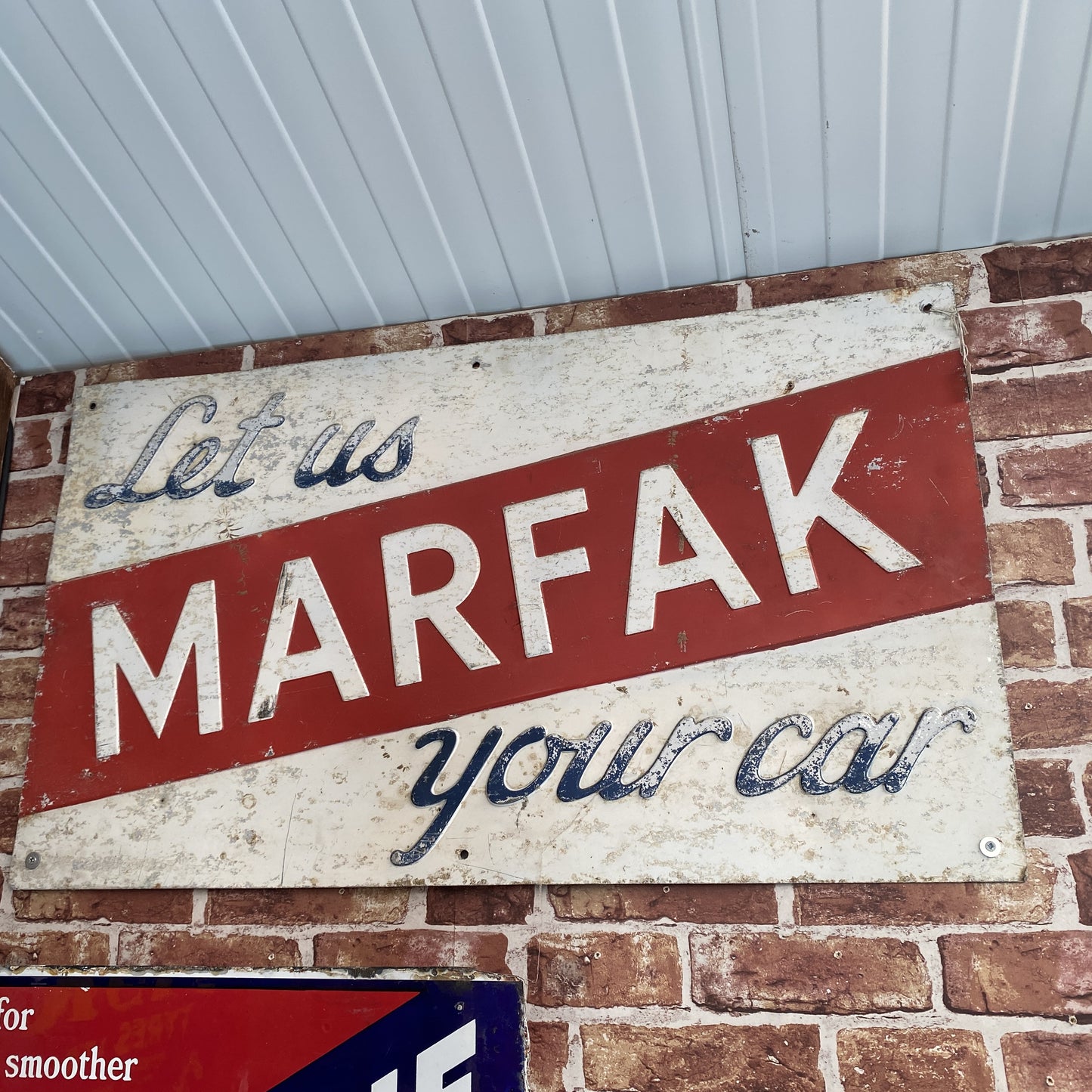 MARFAK TIN SIGN #5407 image 0