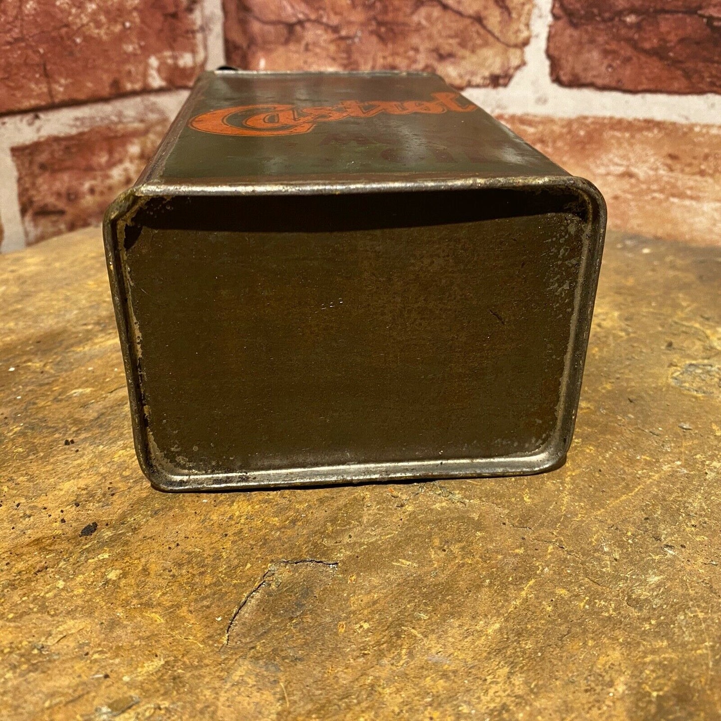 VINTAGE OIL CAN - CASTROL QUART #4614 image 5
