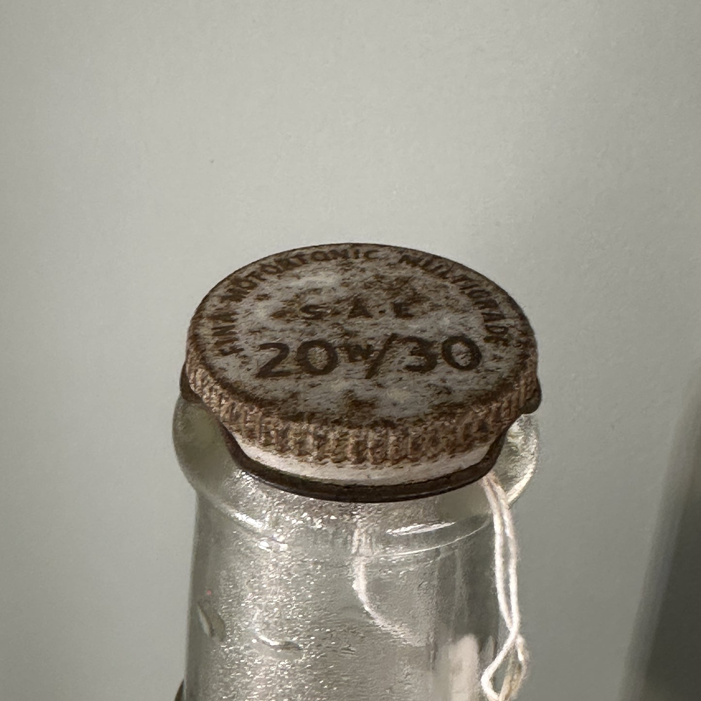 FINA MOTOR OIL BOTTLE #08092 image 3