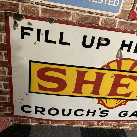SHELL CROUCH'S GARAGE SIGN #7594 - SN313 image 1