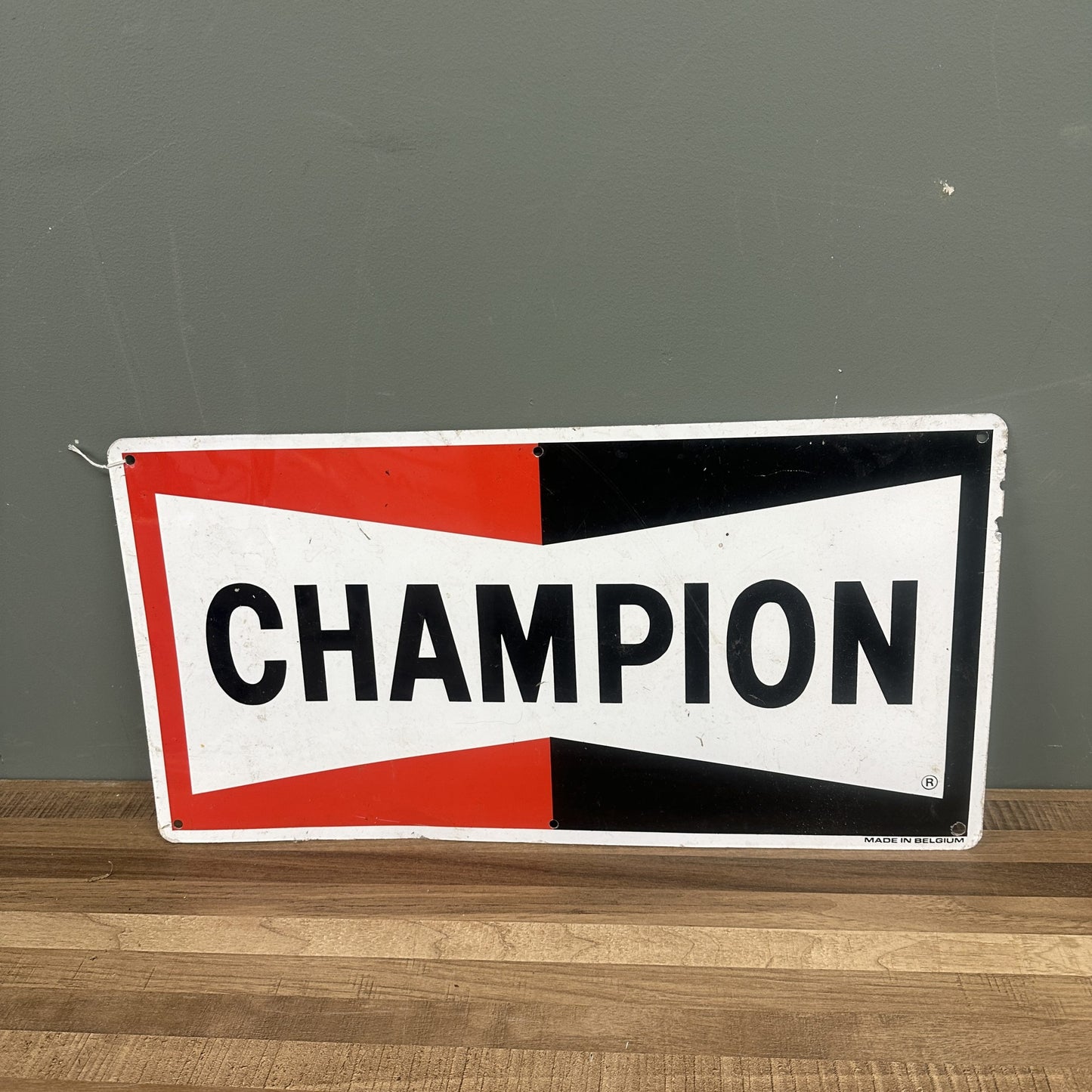 CHAMPION TIN SIGN #08414 image 0