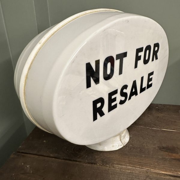 NOT FOR RESALE PETROL PUMP GLOBE #08247 - Image 2