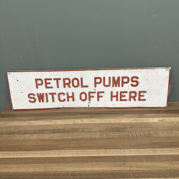 PETROL PUMP ALLOY TIN SIGN #08390