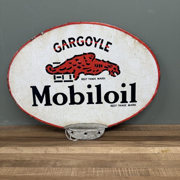 MOBIL OIL ENAMEL SIGN #08393 - Image 2