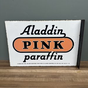 ALADDIN PINK ENAMEL SIGN #08402