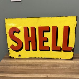SHELL ENAMEL SIGN #08399