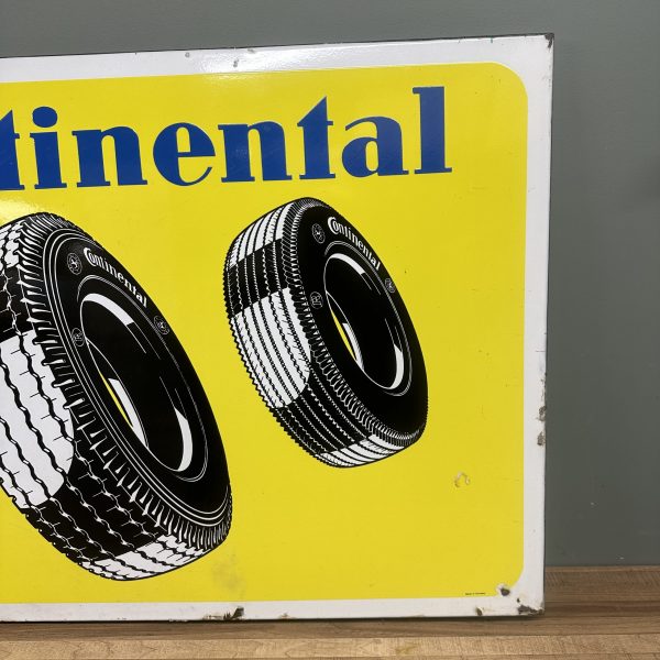 CONTINENTAL TYRES  ENAMEL SIGN #08428 - Image 3