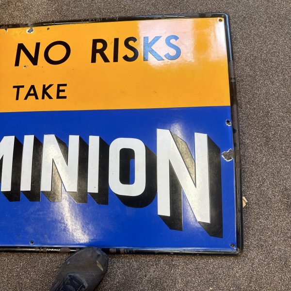 DOMONION ENAMEL SIGN #08424 - Image 4