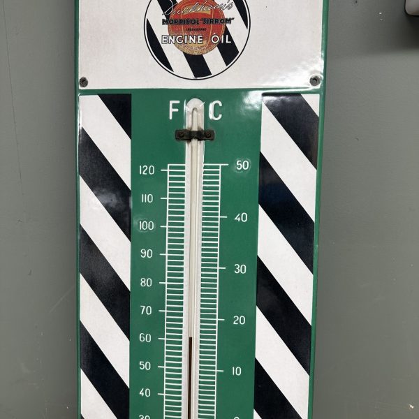 DUCKHAMS THERMOMETER ENAMEL SIGN #08542 - Image 3
