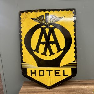 AA HOTEL ENAMEL SIGN #08550