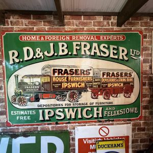 IPSWICH ENAMEL SIGN #08479