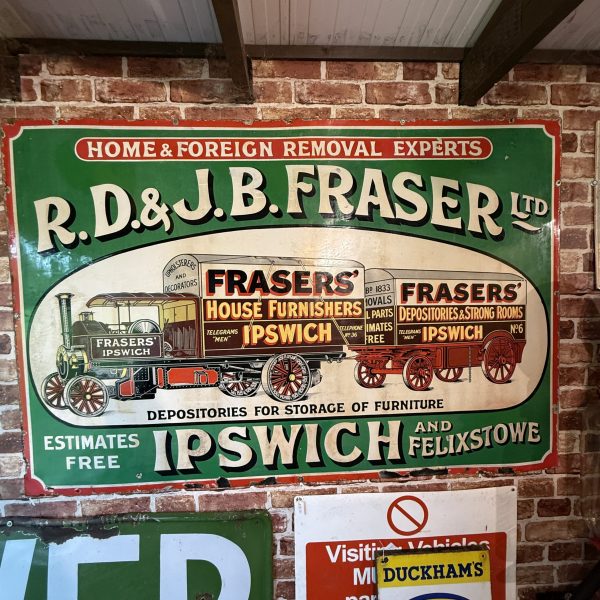 IPSWICH ENAMEL SIGN #08479